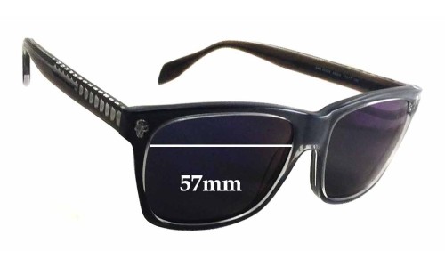 Sunglass Fix Lentilles de Remplacement pour Alexander Mcqueen AMQ 4253/S - 57mm Wide Alexander Mcqueen AMQ 4253/S Lentilles de Remplacement 57mm wide