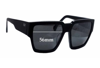 AM Eyewear Karmi Replacement Sunglass Lenses - 56mm wide 