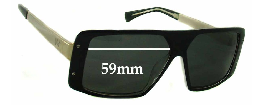 Sunglass Fix Replacement Lenses for AM Eyewear Rick - 59mm Wide