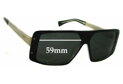 AM Eyewear Rick New Sunglass Lenses - 59mm Wide 