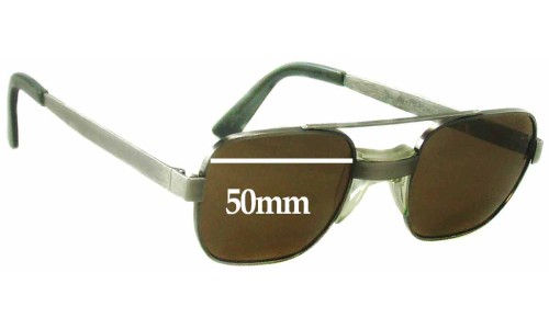 Sunglass Fix Replacement Lenses for American Optical Styleguard II - 50mm Wide 