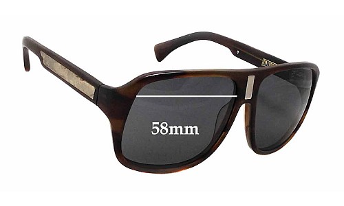 Sunglass Fix Replacement Lenses for AM Eyewear Bob - 58mm Wide 