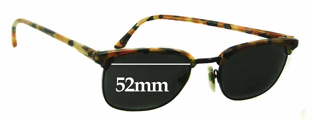 Anglo American Optical Mod 74 Replacement Sunglass Lenses - 52mm Wide