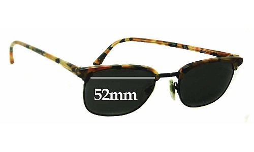 Sunglass Fix Ersatzgläser für Anglo American Optical Mod 74 - 52mm Wide 