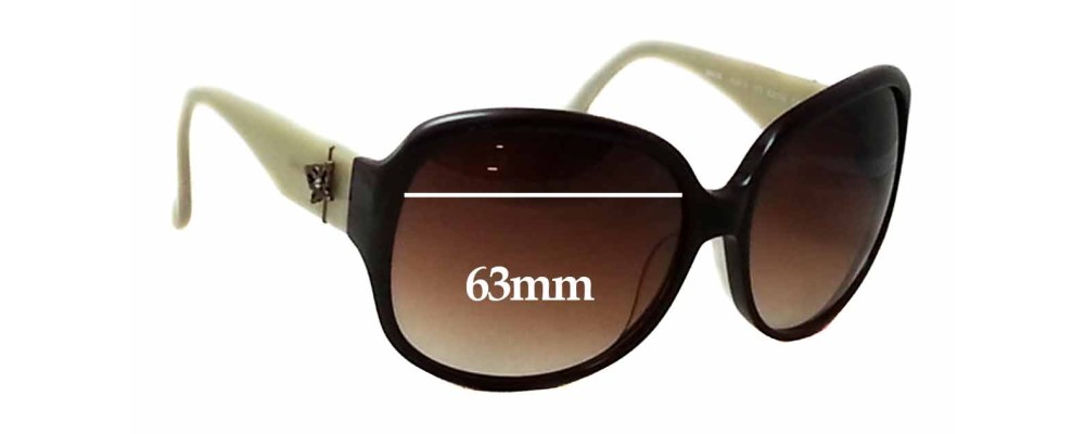 Sunglass Fix Replacement Lenses for Anna Sui AS813 - 63mm Wide