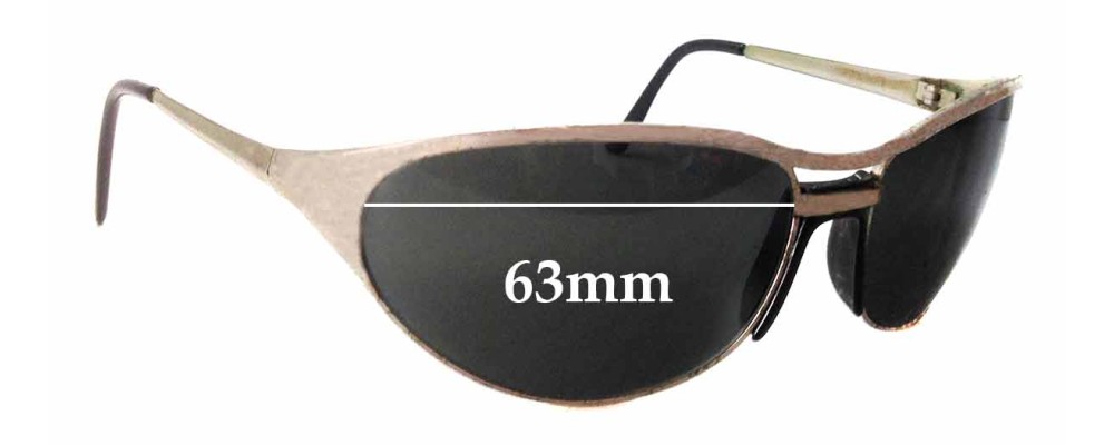 Sunglass Fix Replacement Lenses for Arnette Steel Raven - 63mm Wide