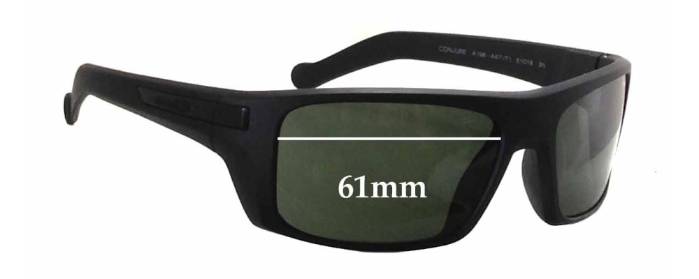 Sunglass Fix Replacement Lenses for Arnette Conjure AN4198 - 61mm Wide