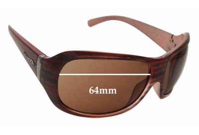 AN4090 Arnette Myth Replacement Sunglass Lenses 64mm wide 