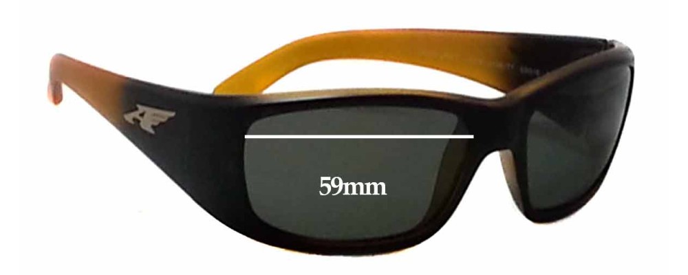 Arnette Quick Draw 4178 Replacement Sunglass Lenses - 59mm wide