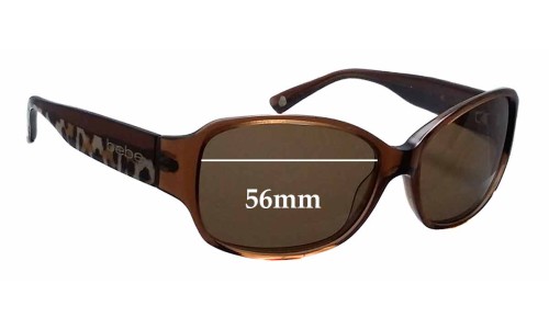 Sunglass Fix Replacement Lenses for Bebe   - 56mm Wide 