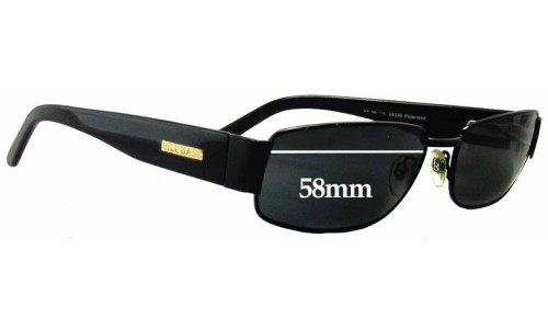 Sunglass Fix Replacement Lenses for Bill Bass Snowy - 58mm Wide 