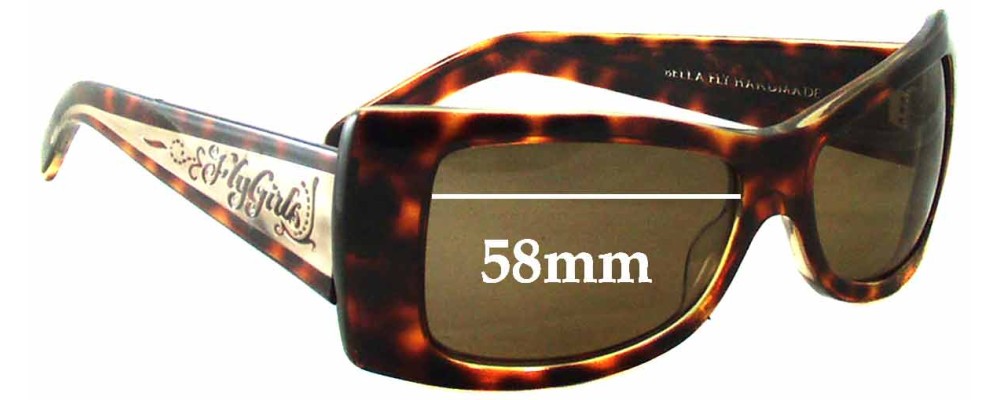 Black Flys Bella Fly Replacement Sunglass Lenses - 58mm wide