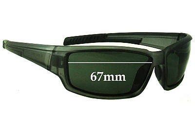 Black Ice  PL6036 Replacement Lenses 67mm wide 