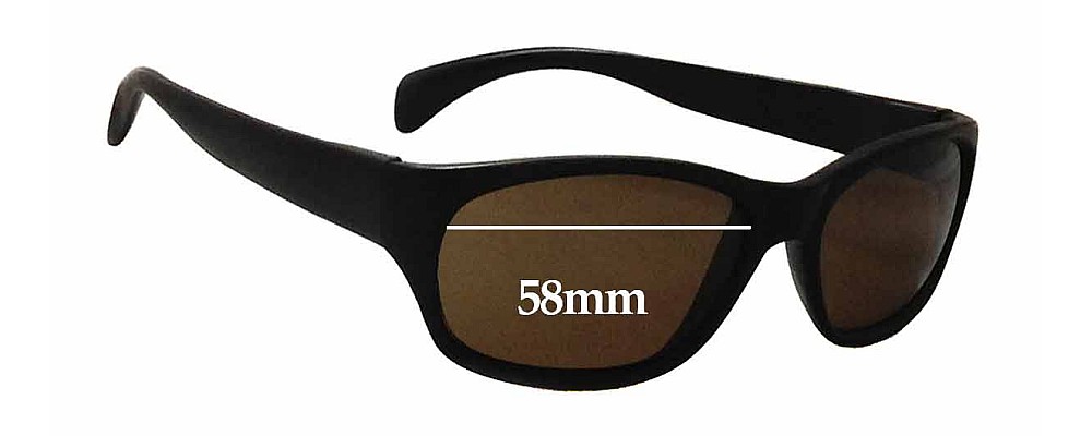 Sunglass Fix Replacement Lenses for Bolle 746 - 58mm Wide