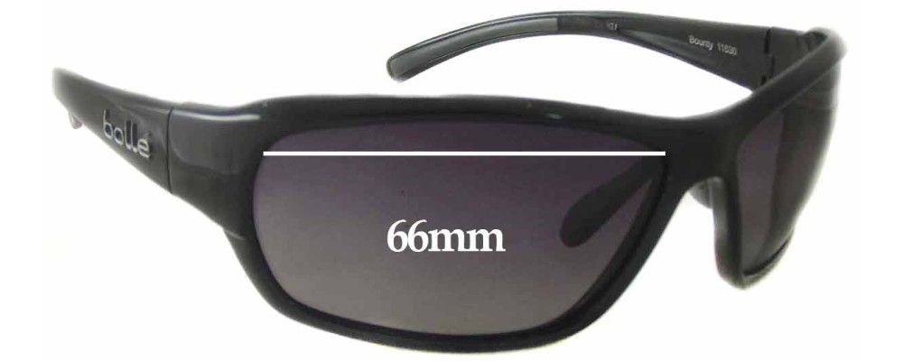 Sunglass Fix Replacement Lenses for Bolle Bounty - 66mm Wide