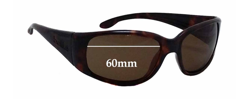 Sunglass Fix Replacement Lenses for Bolle Habu - 60mm Wide