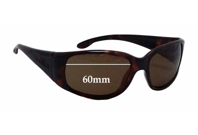 Bolle Habu Newer Model Replacement Sunglass Lenses - 60mm wide 