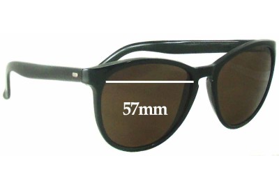 Bolle IREX 100 Unknown Model Replacement Sunglass Lenses - 57mm 