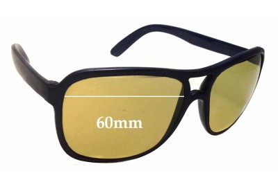 Bolle IREX 100 Model Replacement Sunglass Lenses - 60mm wide x 48mm high 