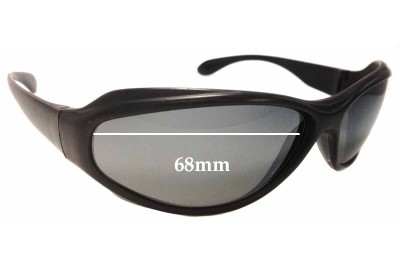 Bolle King Replacement Sunglass Lenses 68mm wide 