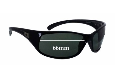 Bolle Recoil 10405 Replacement Sunglass Lenses - 66mm wide 
