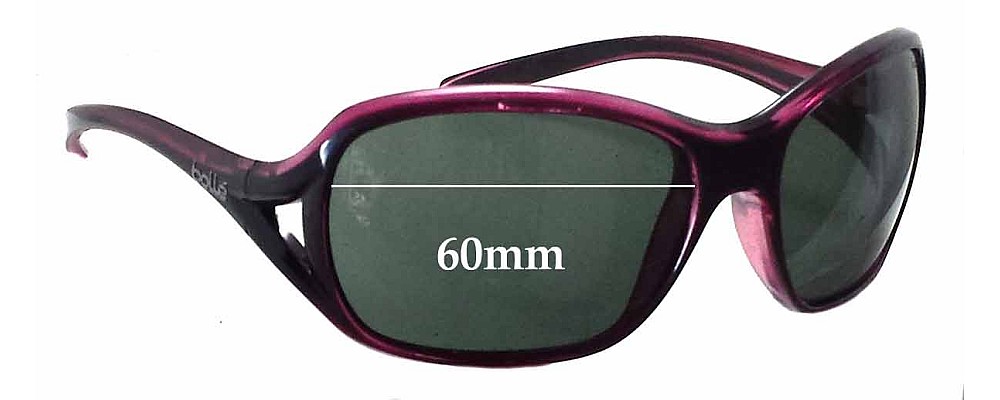 Sunglass Fix Replacement Lenses for Bolle Solden - 60mm Wide