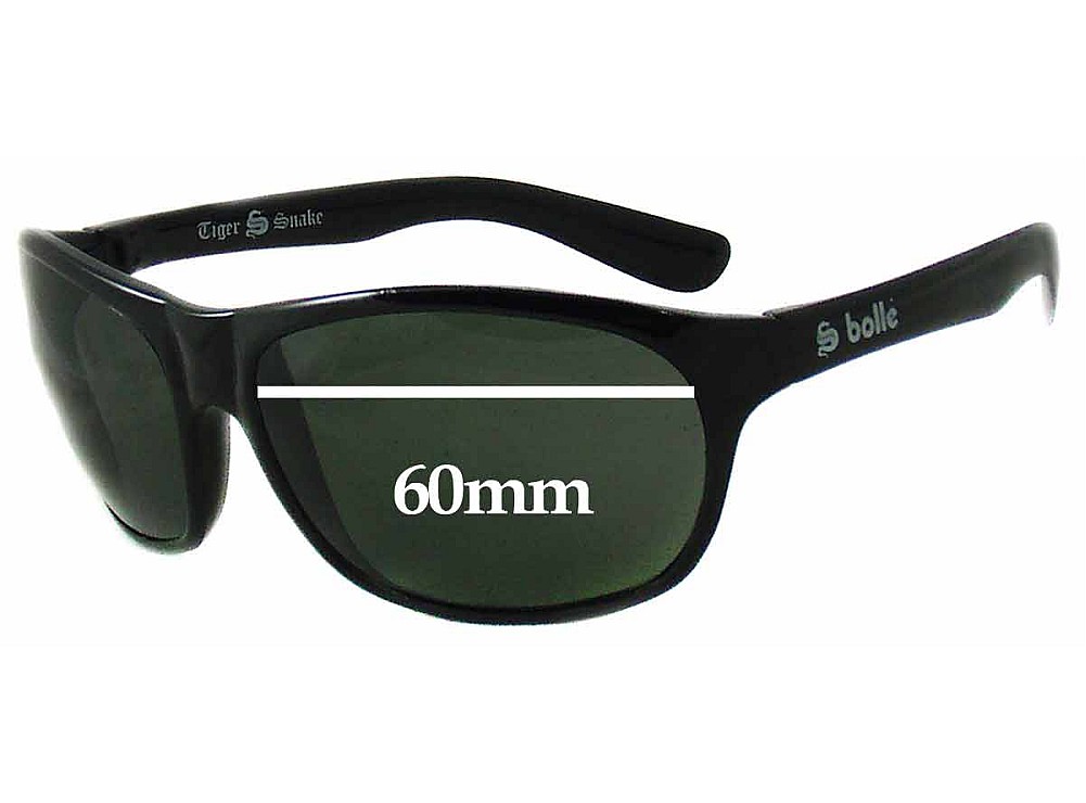 Sunglass Fix Lentilles de Remplacement pour Bolle Tiger Snake 2 - 60mm Wide Sunglass Fix Lentilles de Remplacement pour Bolle Tiger Snake 2 - 60mm Wide