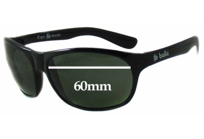 Bolle Tiger Snake 2 Replacement Sunglass Lenses - 60mm Wide 