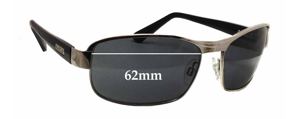 Sunglass Fix Replacement Lenses for Bolle Unknown - 62mm Wide
