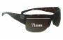 Sunglass Fix Replacement Lenses for Bolle Zander - 71mm Wide 