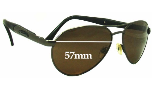 Sunglass Fix Replacement Lenses for Bolle Zyrium - 57mm Wide 
