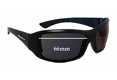 Bomber ST103 Stink Bomb Replacement Lenses 66mm wide 