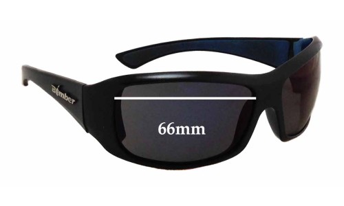 Sunglass Fix Replacement Lenses for Bomber ST103 Stink Bomb - 66mm Wide 