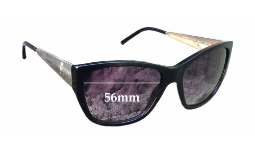 Sunglass Fix Replacement Lenses for Burberry B 4174 - 56mm Wide 