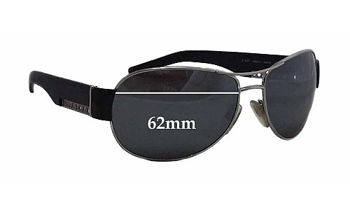 Sunglass Fix Replacement Lenses for Burberry B 3027 - 62mm Wide 