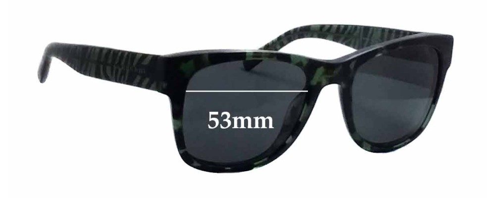 Sunglass Fix Replacement Lenses for Burberry B 4149 - 53mm Wide