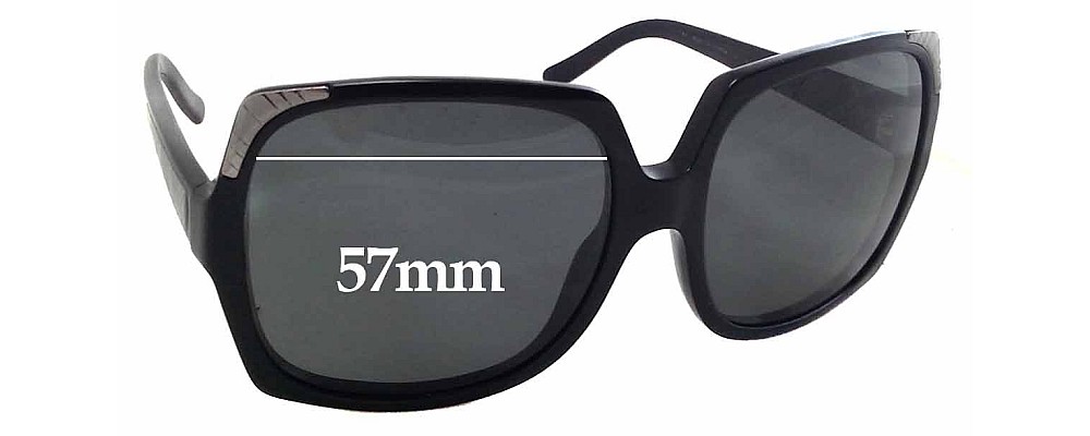 Sunglass Fix Replacement Lenses for Burberry B 4084 - 57mm Wide