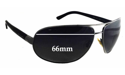 Sunglass Fix Replacement Lenses for Bvlgari 5006 - 66mm Wide 