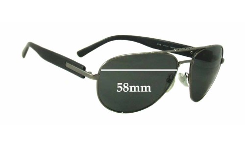 Sunglass Fix Replacement Lenses for Bvlgari 5018 - 58mm Wide 