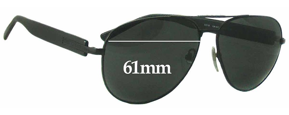 Sunglass Fix Replacement Lenses for Bvlgari 5018 - 61mm Wide