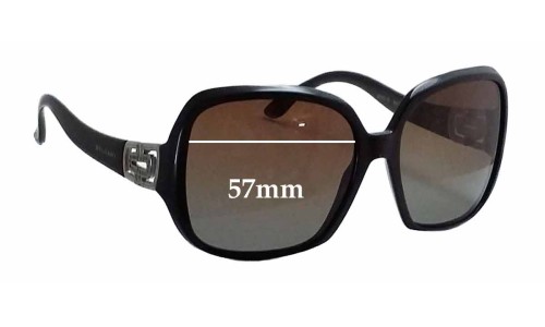 Sunglass Fix Replacement Lenses for Bvlgari 8020-B - 57mm Wide 