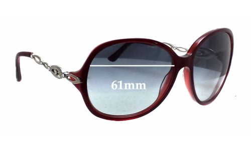 Sunglass Fix Replacement Lenses for Bvlgari 8036-B - 61mm Wide 
