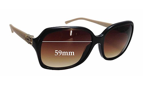 Sunglass Fix Replacement Lenses for Bvlgari 8106-B - 59mm Wide 