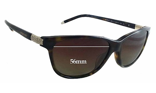 Sunglass Fix Replacement Lenses for Bvlgari 8115-B - 56mm Wide 