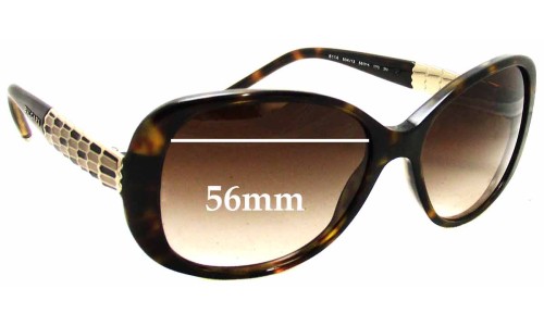 Sunglass Fix Replacement Lenses for Bvlgari 8114 - 56mm Wide 