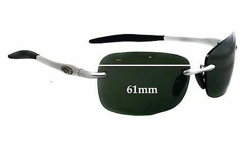 Sunglass Fix Ersatzgläser für Callaway Golf Eyewear H303 SL - 61mm Wide 