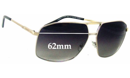 Sunglass Fix Replacement Lenses for Carrera 19/S  - 62mm Wide 