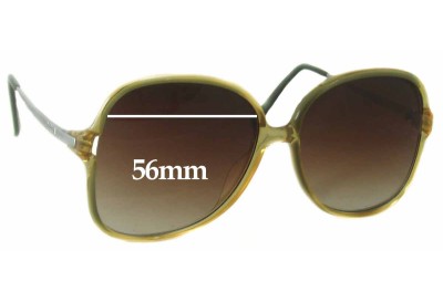 Carrera 5303 Replacement Sunglass Lenses - 56mm wide 