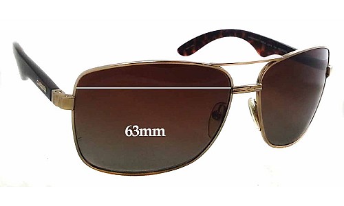 Sunglass Fix Replacement Lenses for Carrera 6005 - 63mm Wide 