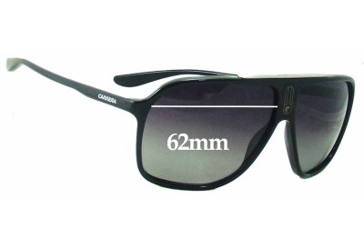Carrera 6016/S Replacement Lenses 62mm wide 